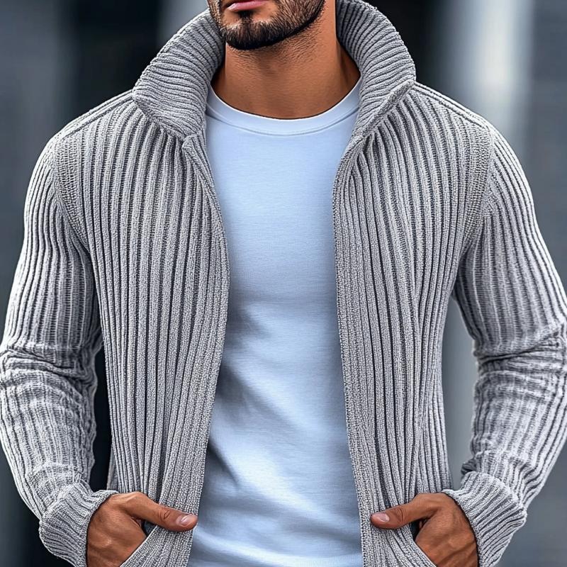 Milo Striped Knit Cardigan