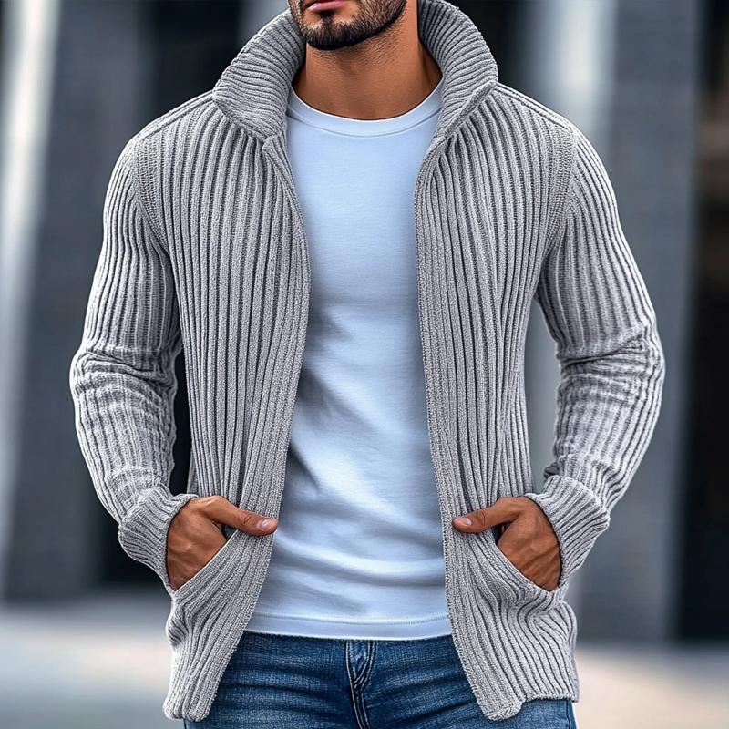 Milo Striped Knit Cardigan