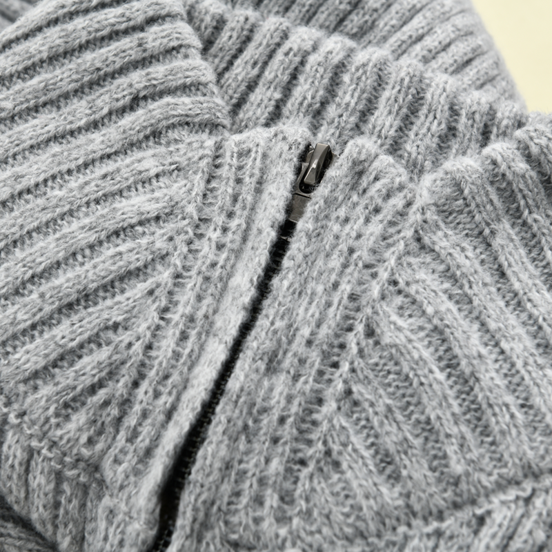 Luca Striped Knit Cardigan