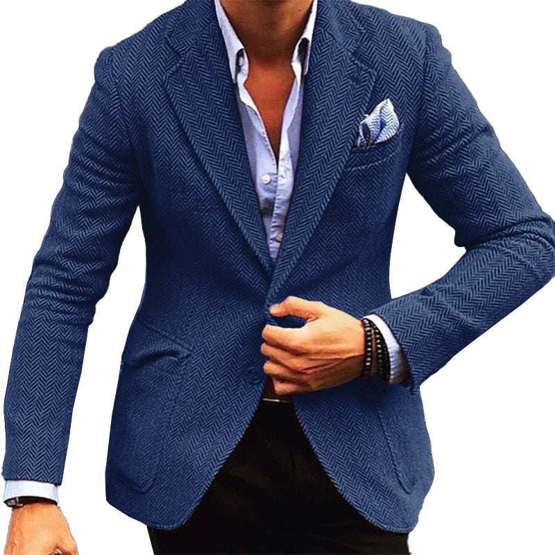 Theo Herringbone Blazer