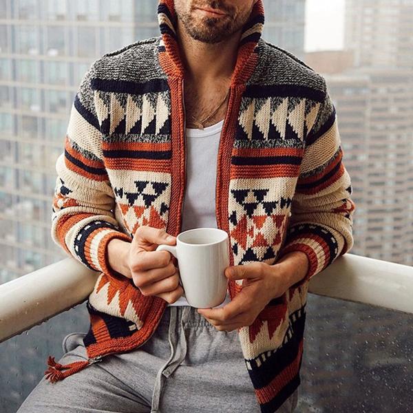 Nico Geo Zip Cardigan