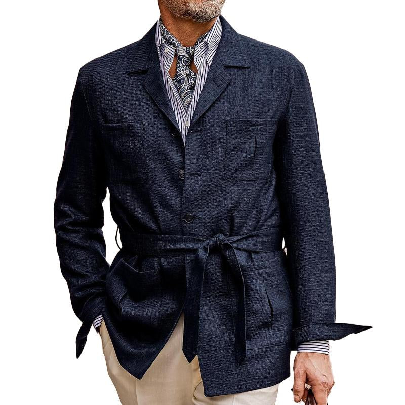 Leo Linen Utility Blazer